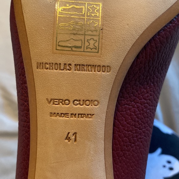 Nicholas kirkwood Burgundy colour - Picture 3 of 3